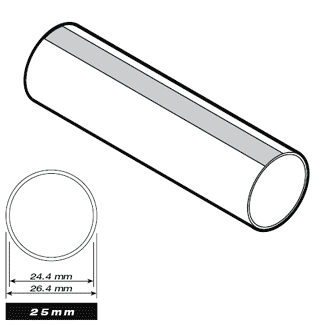 71301025 / Aluminum Tube - 25mm