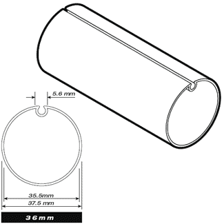 71302036 / Aluminum Tube - 36mm